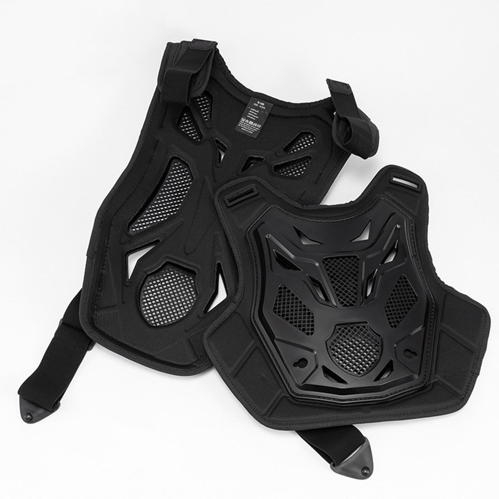 Mountain Biking Chest Protector - Protecteur de poitrine pour motocross, réglable,