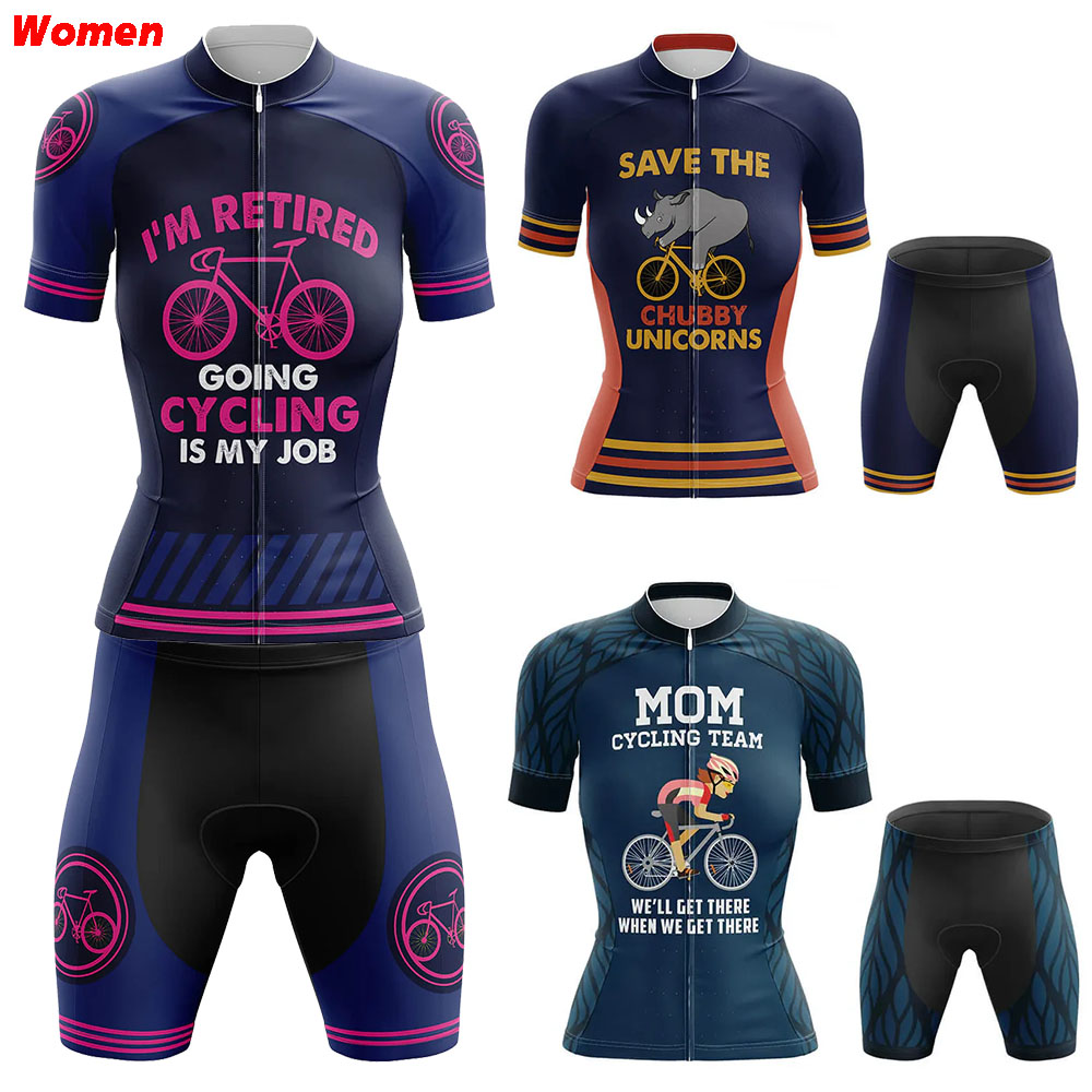 Mountain Biking Outfits Women - Cyclisme est mon travail Polyester vêtements