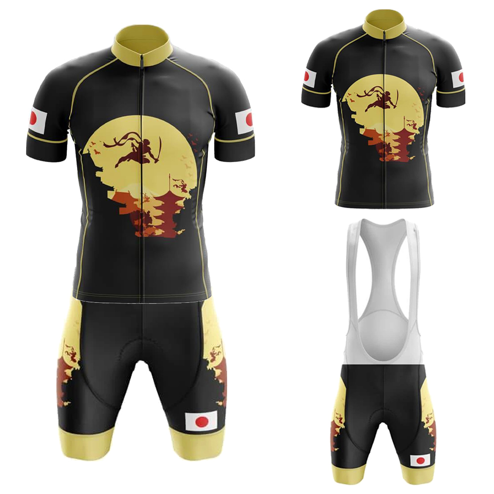 Mountain Biking In Japan - Ensemble de maillot de cyclisme japonais