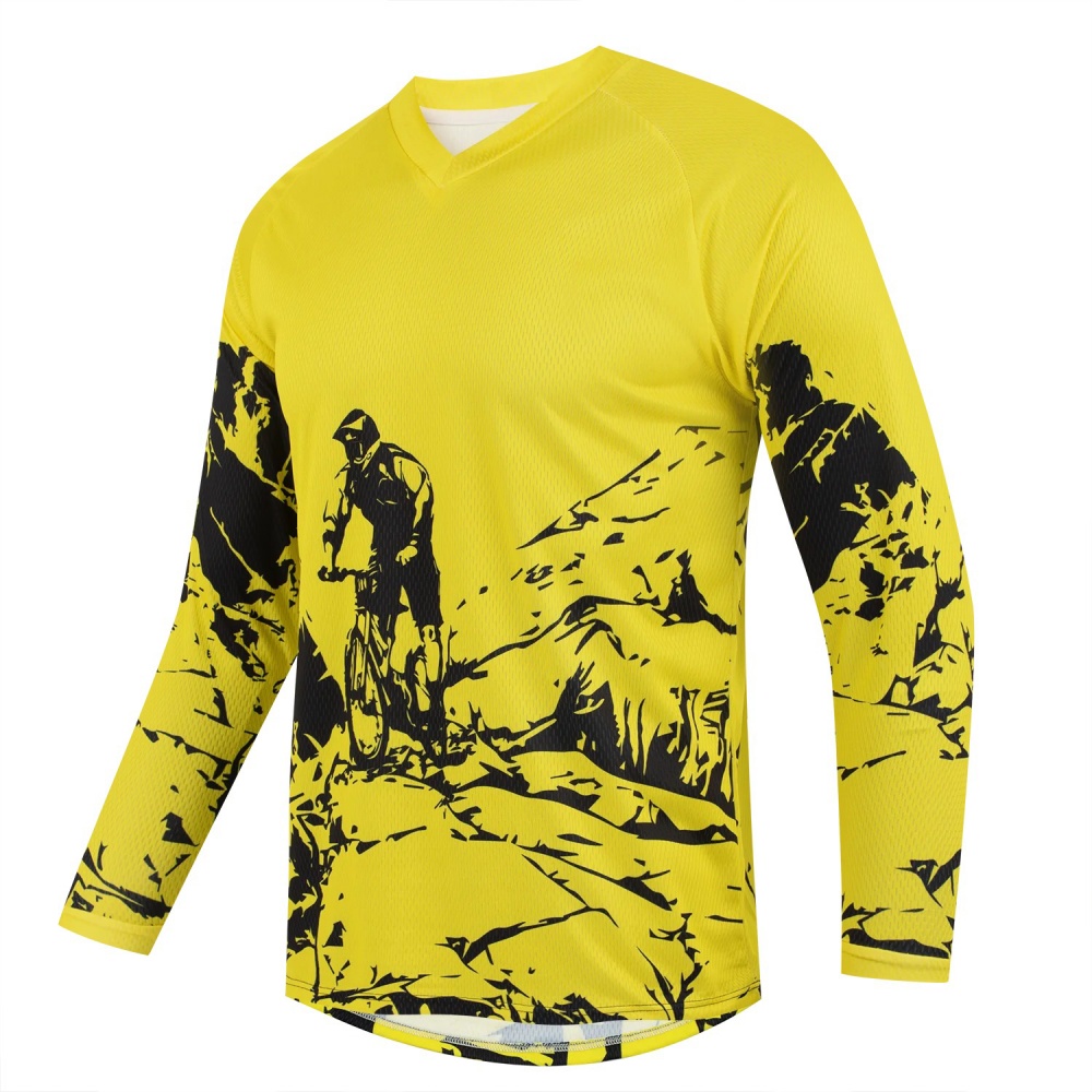 T-shirt de sport à manches lon - Mountain Biking Usa avis et prix