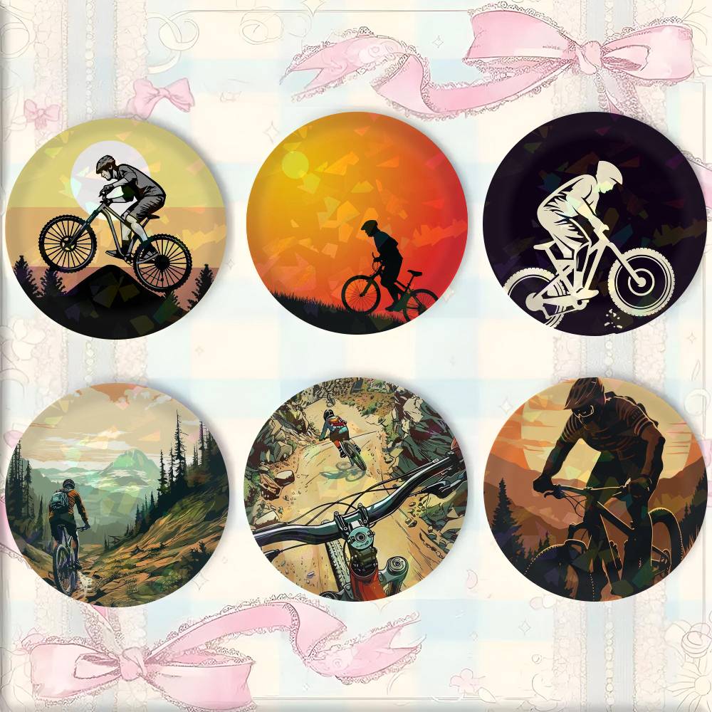 Broches rondes de dessin animé - Mountain Biking In Japan avis et prix