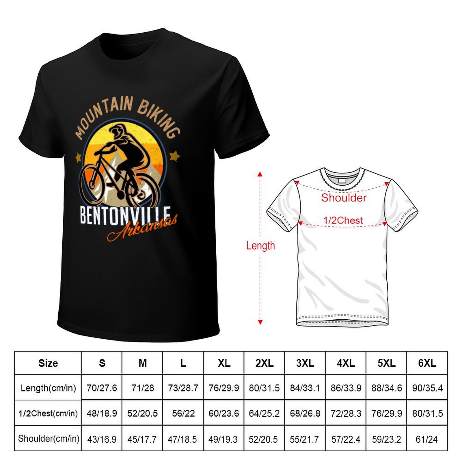 T-shirt de cyclisme en montagn - Mountain Biking In Arkansas avis et prix